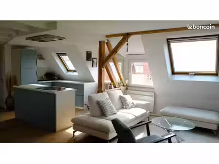 duplex atypique 91m2 - t5 - proche gare et plan d'eau ballastière