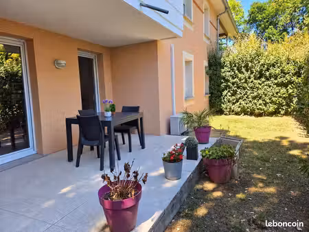 t3 rez de jardin sans vis a vis