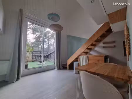 duplex meublé de 30 m² à louer à l’année – carcans-maubuisson