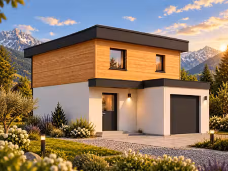 terrain avec maison neuf à vendre