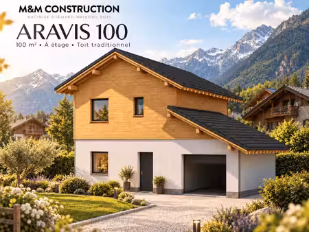 terrain avec maison neuf à vendre