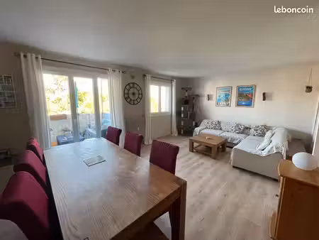 4/5 pièces traversant - terrasse de 12 m2 - 3 chambres - cave cannes  secteur croix des ga