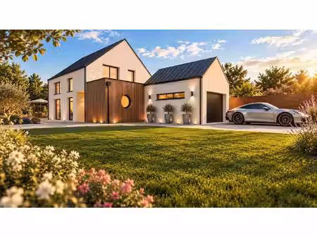 terrain avec maison neuf à vendre