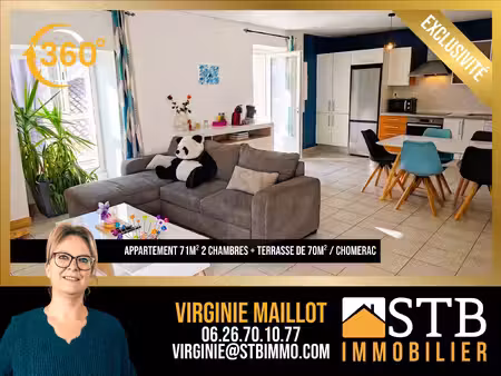appartement à vendre chomérac