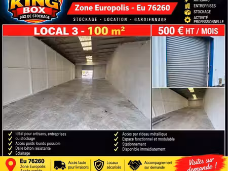 local à louer eu 76260