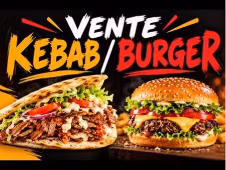 fond de commerce kebab/burger