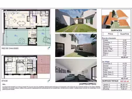 terrain 198 m² ars en re