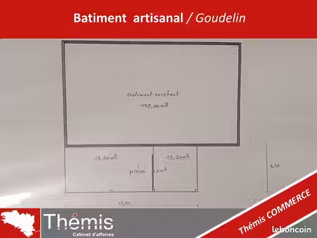 local 225 m² goudelin