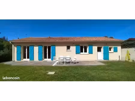 maison plain-pied + studio (110m²) accès rivière- dpe c