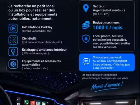 recherche local / box – argenteuil et alentours ◊