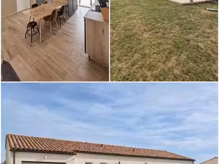 maison meublée 101 m² – 3 chambres + bureau – dpe a – garage