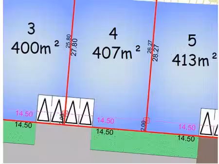 terrain 409 m² bannalec