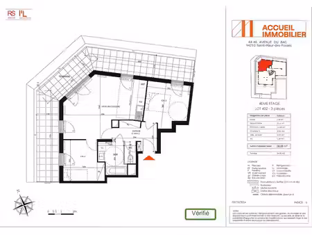 location appartement 3 pièces 59 m² à saint-maur-des-fosses (94100)  1 553 €