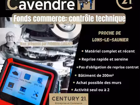 fonds de commerce 180 m² lons le saunier