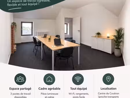 bureau de coworking à coueron