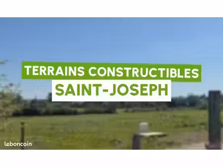terrain 613 m² saint joseph