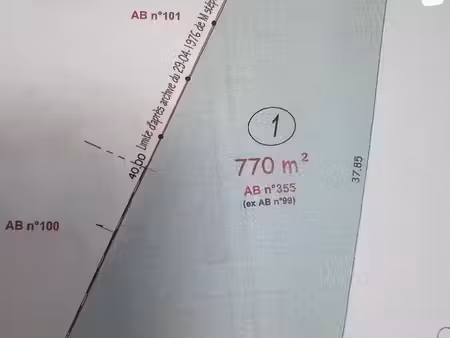 terrain à bâtir de 770 m² borné et viabilisé  raillencourt-sainte-olle  82000