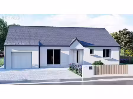 projet de construction d'une maison 86 m² avec terrain à le fresne-poret (50)