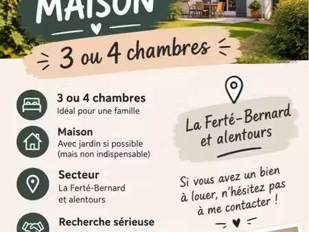 recherche ? maison