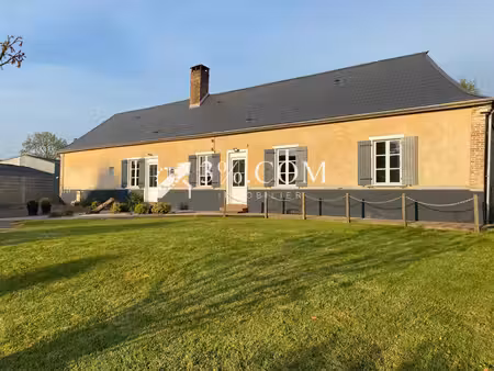secteur huppy  maison 160 m² hab 4 ch - zero travaux - dpe c -