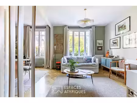 appartement rénové avec terrasse et jardin proche de la gare de chantilly