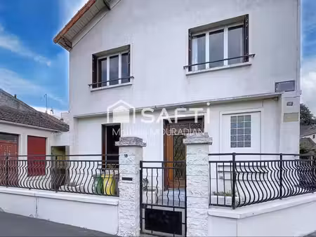 exclusivité – maison familiale de 132 m² avec garage  sous-sol total et dépendance  aux po