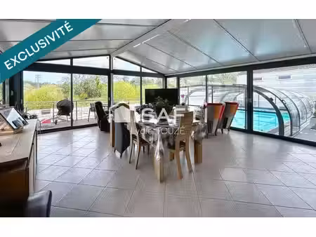 longère à tollevast avec vue dégagée et piscine