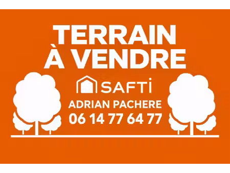 rare sur le secteur ! un terrain de 1 884 m² dont 1 058 m² constructibles  offrant calme  