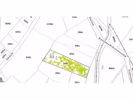 lot 2: perceel landbouwgrond