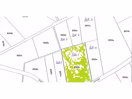 lot 5: perceel landbouwgrond