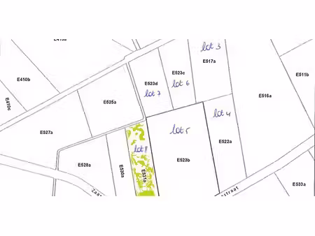 lot 8: perceel landbouwgrond