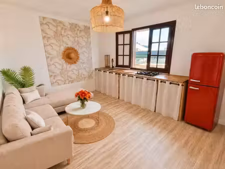 ? cosy f2 meublé la rivière ? 15min de st pierre & etg salé