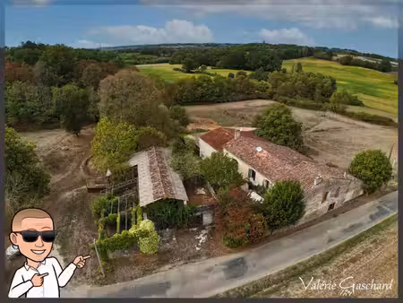 à vendre corps de ferme en pierre de 250 m² à rénover 5 chambres  dépendances xxl (650 m²)