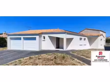 maison de plain-pied 120 m² - 5 chambres - garage et terrain