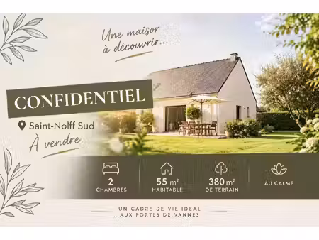 maison 2 chambres saint nolff sud