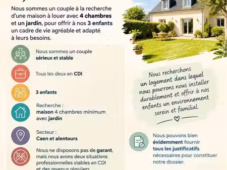 recherche maison 4 chambres