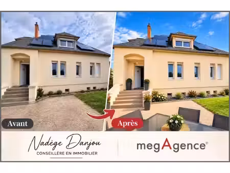 caumont-sur -aure pavillon 132m2 6 chambres -sous-sol complet dpe b