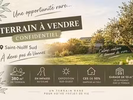 vente terrain à saint-nolff (56250) : à vendre / saint-nolff
