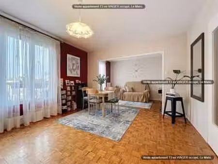 vente appartement 3 pièces viager au mans libération (72000) : à vendre 3 pièces viager / 