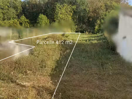 vente terrain à bâtir 412 m²
