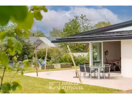 maison contemporaine de plain-pied  2 gîtes  proximité mer