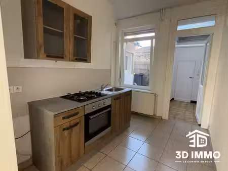 location maison 3 pièces 60m² fourmies 59610