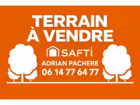 rare sur le secteur ! un terrain de 1 884 m² dont 1 058 m² constructibles  offrant calme  