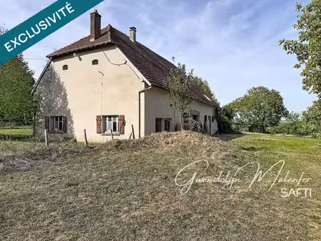 ancienne ferme à réhabiliter – plus de 6 000 m² de terrain – idéal chevaux