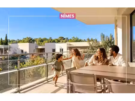 vente appartement neuf 3 pièces 65m2 nîmes - 340000 € - surface privée