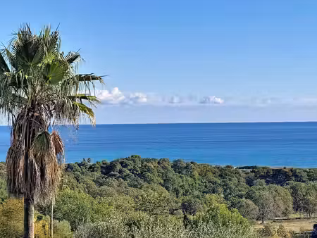villeneuve-loubet/biot – villa contemporaine vue mer  piscine privée  résidence sécurisée