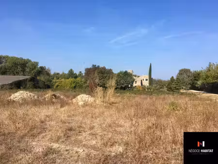 villevieille : très beau terrain à bâtir hors lotissement en