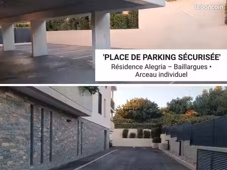 place de parking extérieure - résidence alegria baillargues