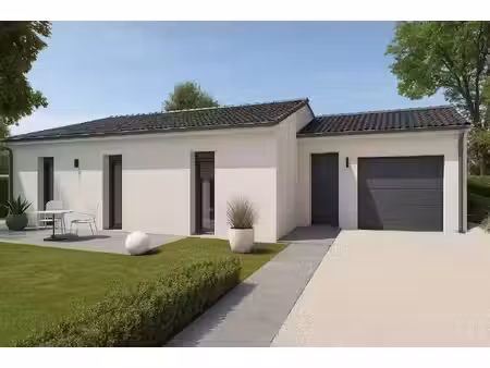 terrain avec maison neuf à vendre
