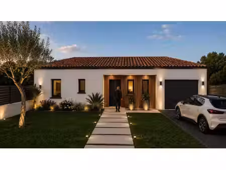 terrain avec maison neuf à vendre